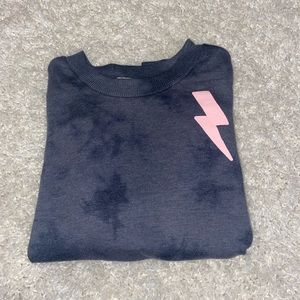 lightning bolt custom crewneck